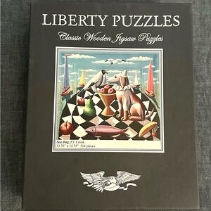 Liberty Wooden Jigsaw Puzzle 🧩 Sea Dog 514 Pieces Complete